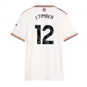 Arsenal Jurrien Timber #12 Dámské Alternativní Dres 2025-26 Krátký Rukáv